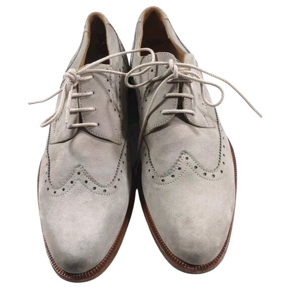 Harry\'s Of London Mens Gray Suede Wingtip Oxford Dress Shoes Sz EU 43 / … main image 12
